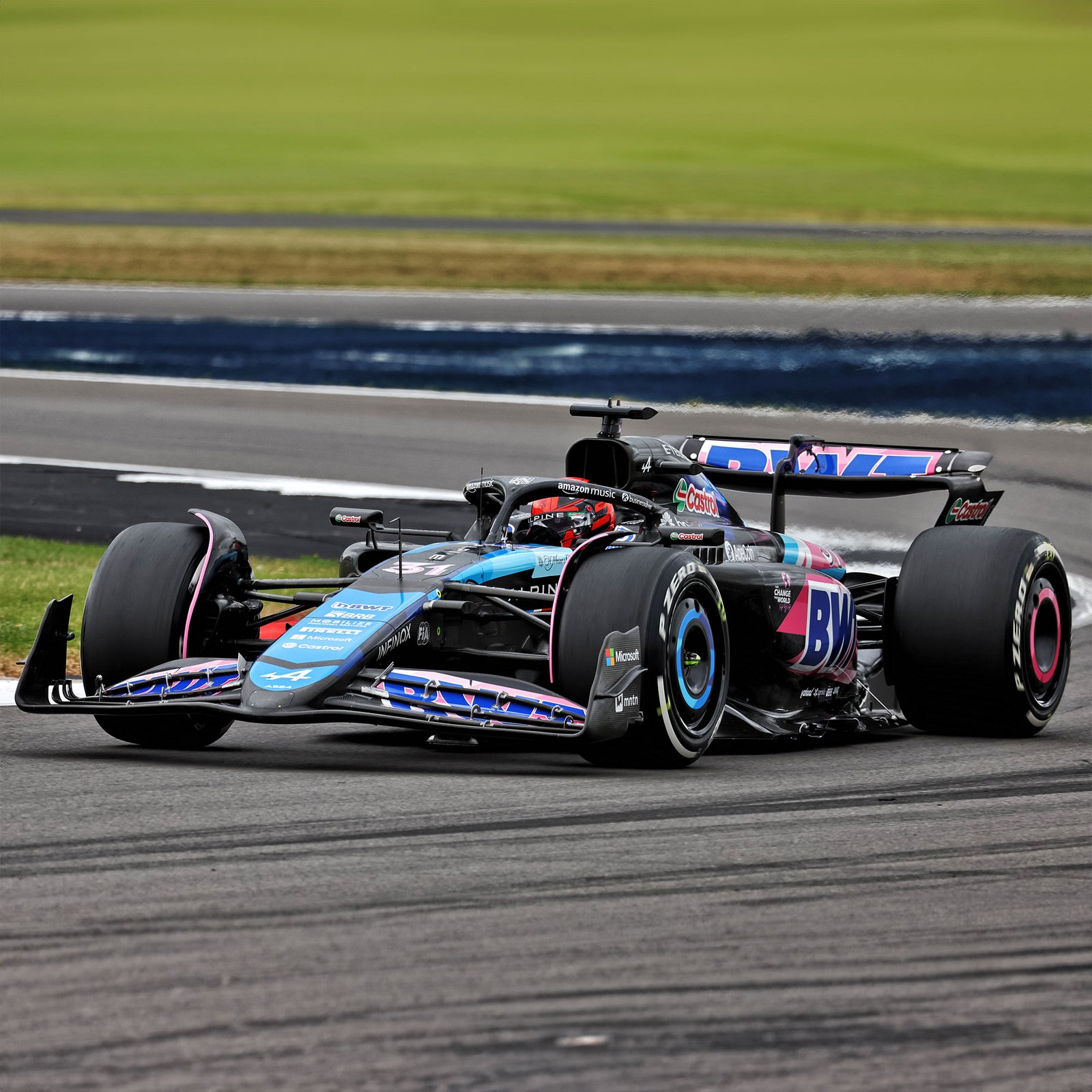 Esteban Ocon 2024 BWT Alpine Formula One Team Bodywork in Acrylic