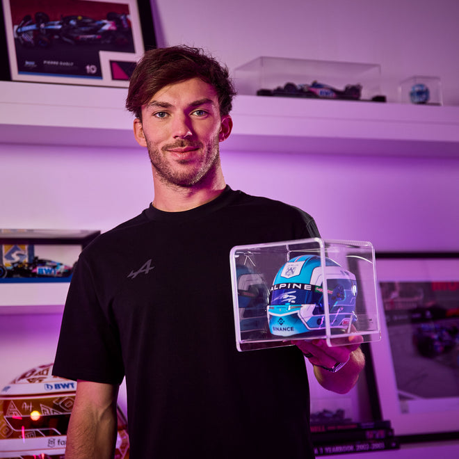 LOT 632 - Pierre Gasly 2024 Signed 1:2 Scale Helmet