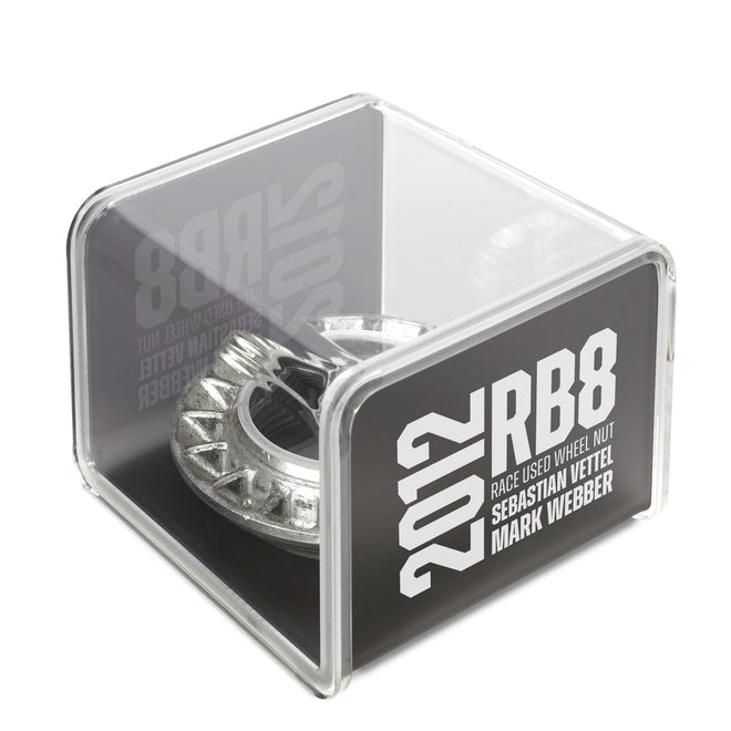 Red Bull Racing 2012 RB8 Grand Prix Used Wheel Nut in Display Case