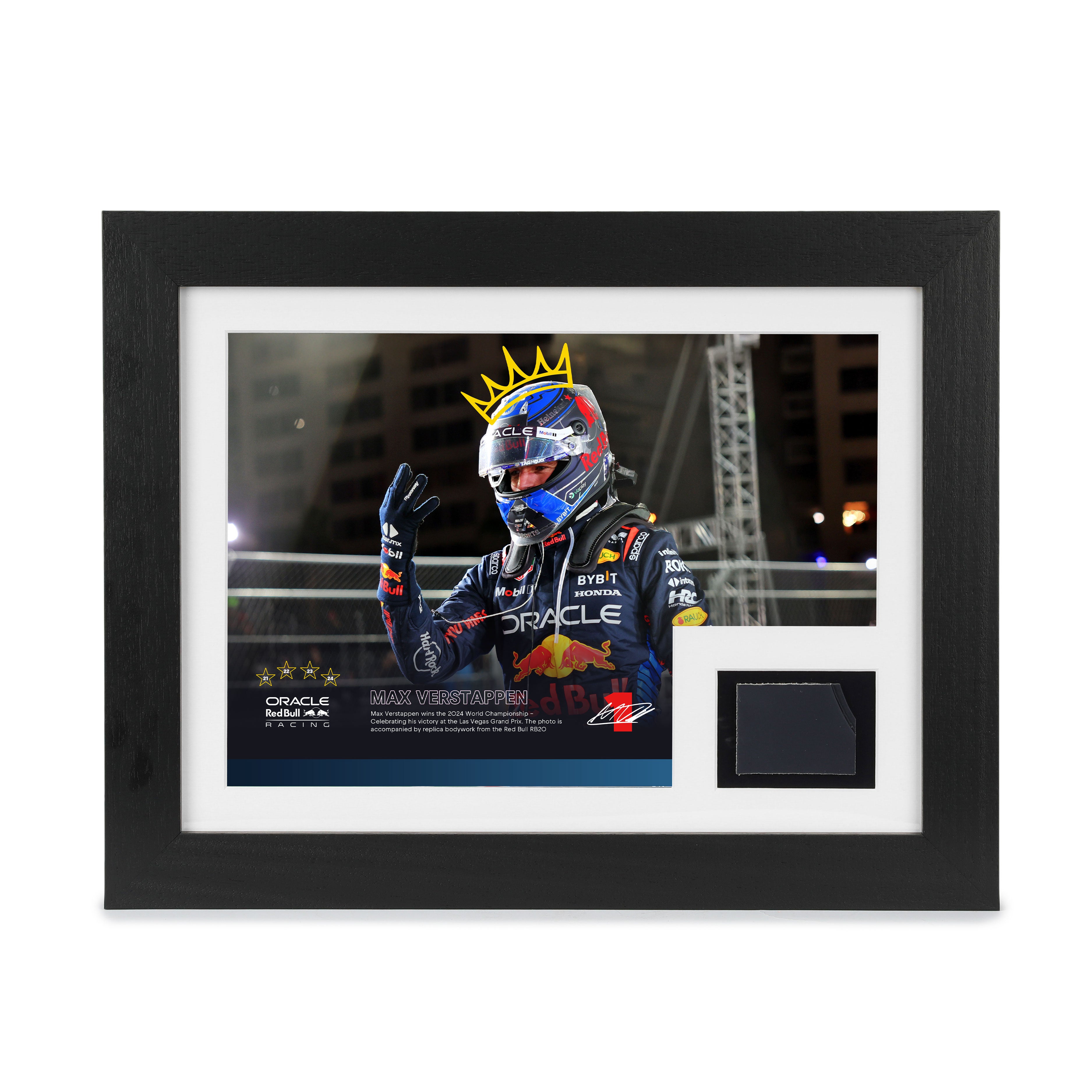 Max Verstappen 2024 'World Champion' Red Bull Racing Replica Bodywork & Photo