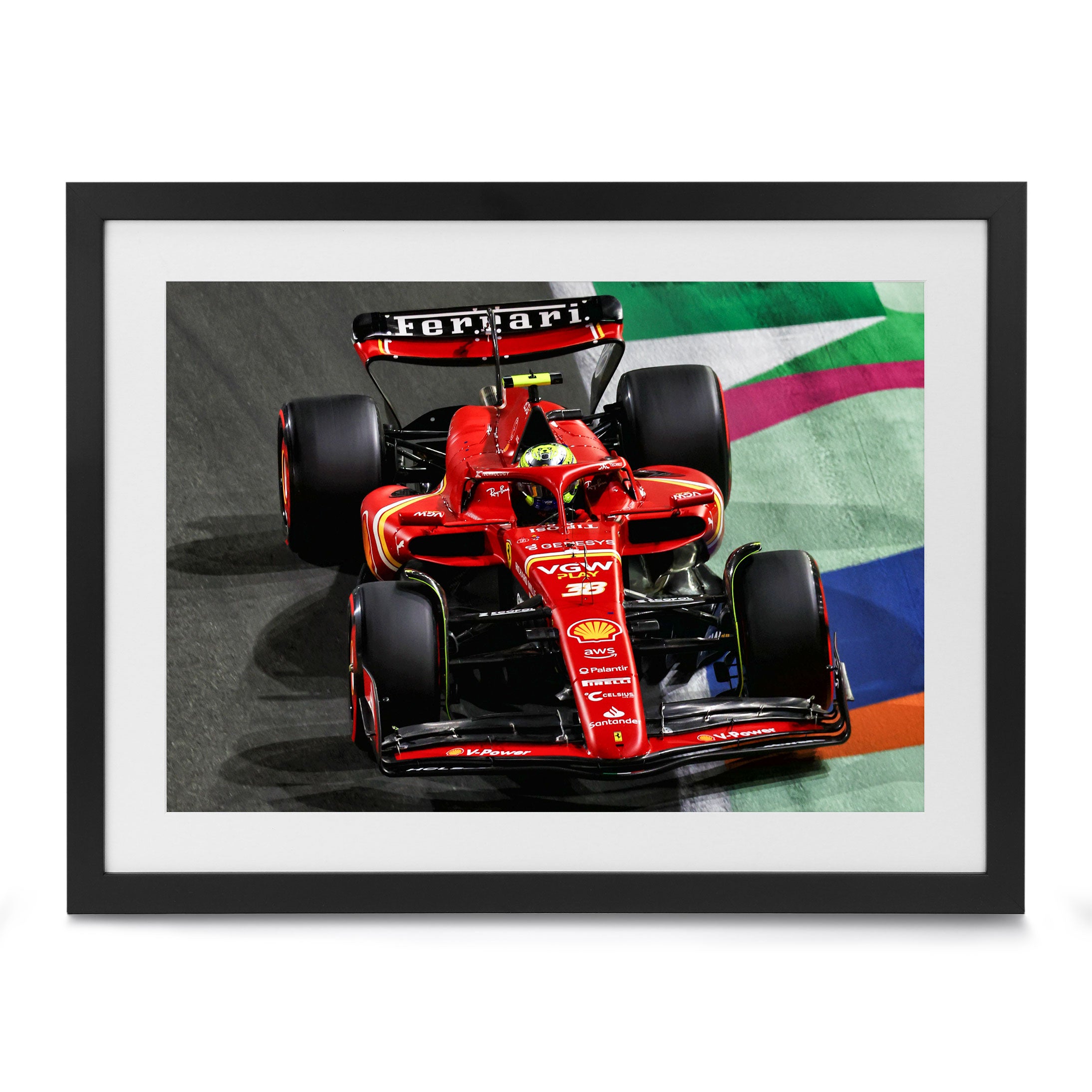 Oliver Bearman 2024 Scuderia Ferrari Print – Saudi Arabian GP