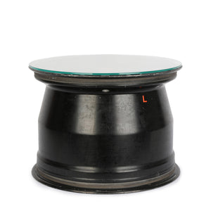Mercedes AMG Petronas F1 Team 2022 Front Wheel Rim Table Formula 1 collectible displayed in premium motorsport display