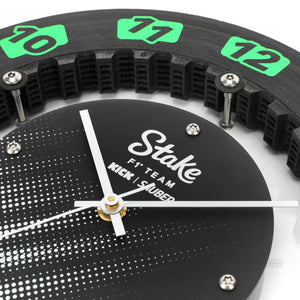 Stake F1® Team Clock Crafted From A Race-Used Brake Disc