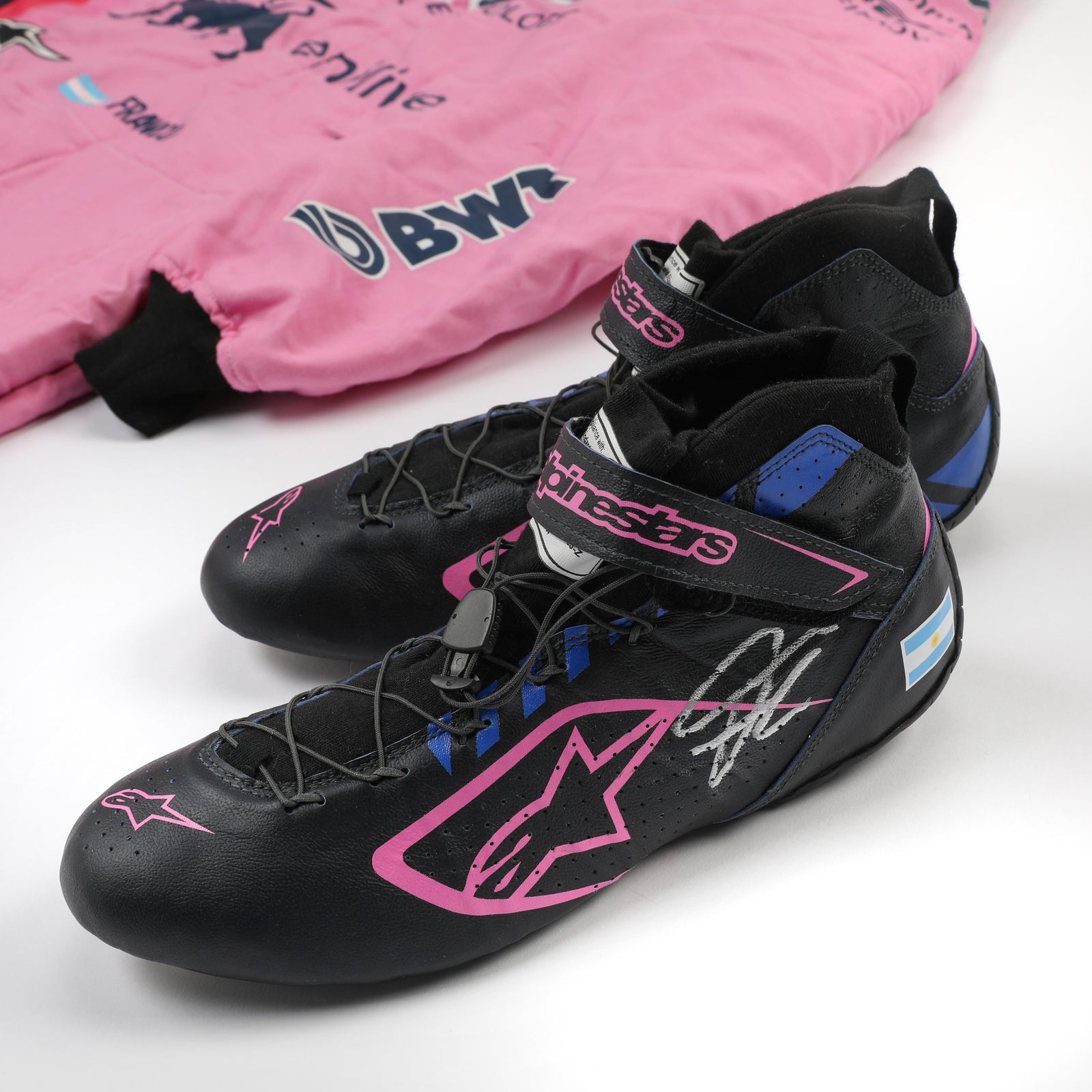 Franco Colapinto Signed 2025 Grand Prix Used Alpine F1 Team Racewear Bundle - Austrian GP