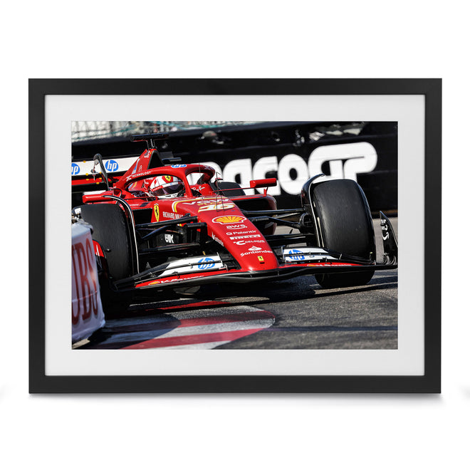 Charles Leclerc 2024 Framed Photo - Monaco GP