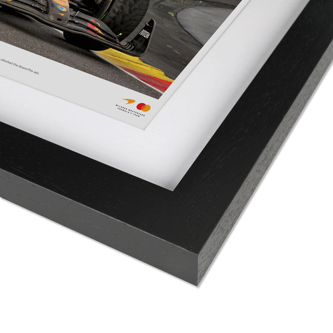 Oscar Piastri Signed 2025 McLaren F1 Team Photo - Belgian GP