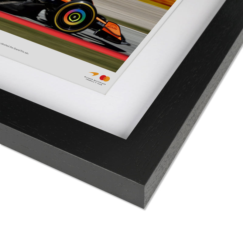 Oscar Piastri Signed 2025 McLaren F1 Team Photo - Spanish GP