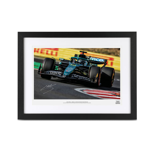 Lance Stroll 2025 Signed Photo - Hungarian GP