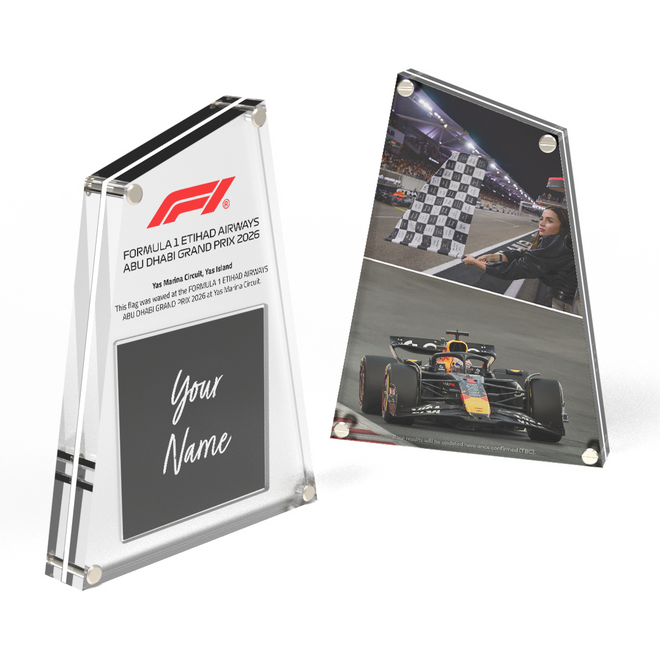 Own the Chequered Flag - 2026 Abu Dhabi Grand Prix