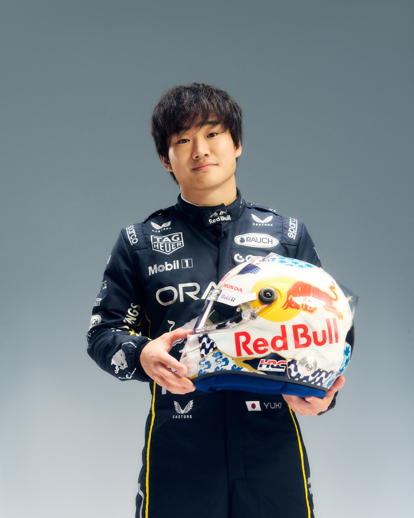 LOT 502 - Yuki Tsunoda 2025 Red Bull Racing Helmet – Las Vegas GP Used