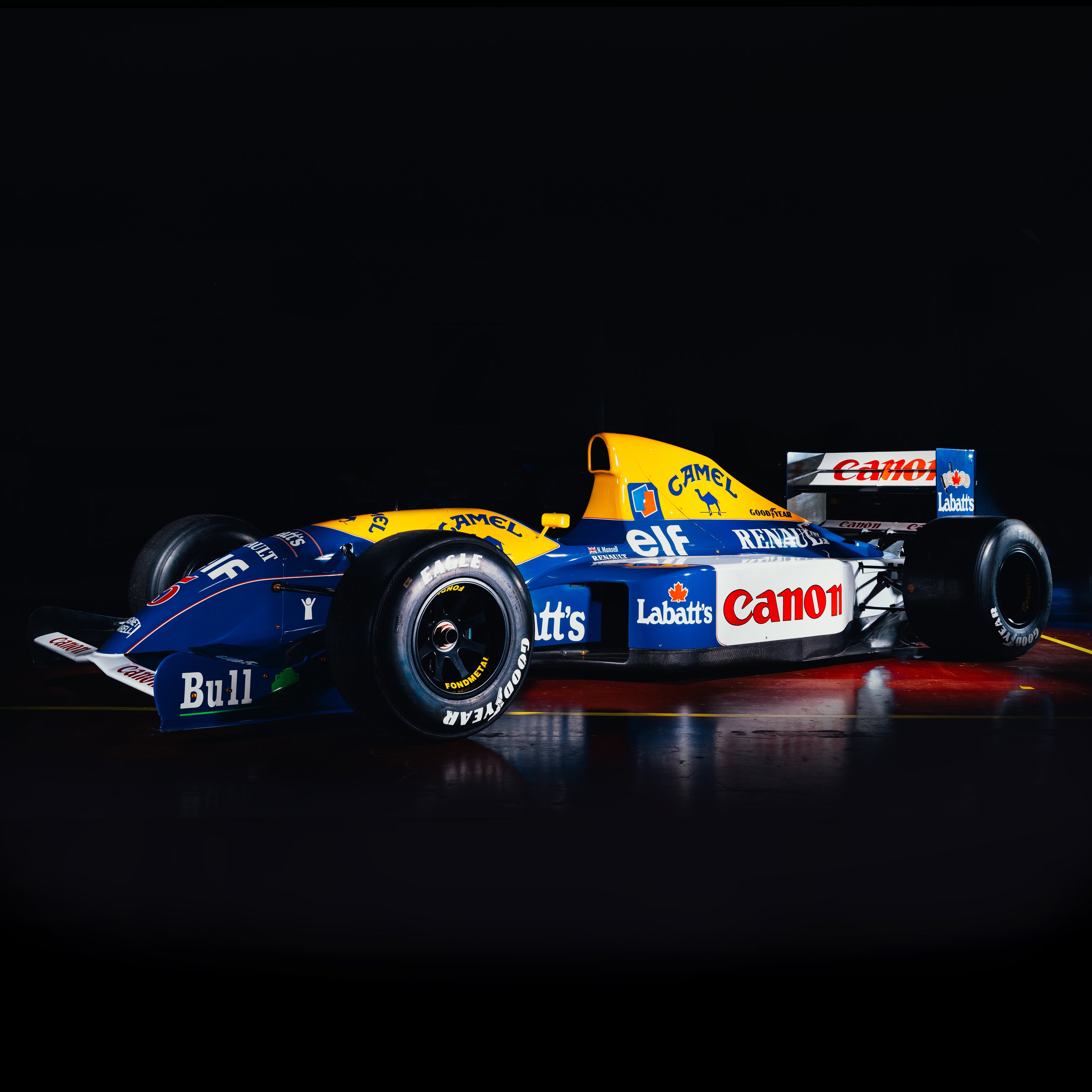 ☆WILLIAMS RENAULT FW14☆N.MANSELL☆ Nigel Mansell's F1 championship-winning Williams FW14B sells