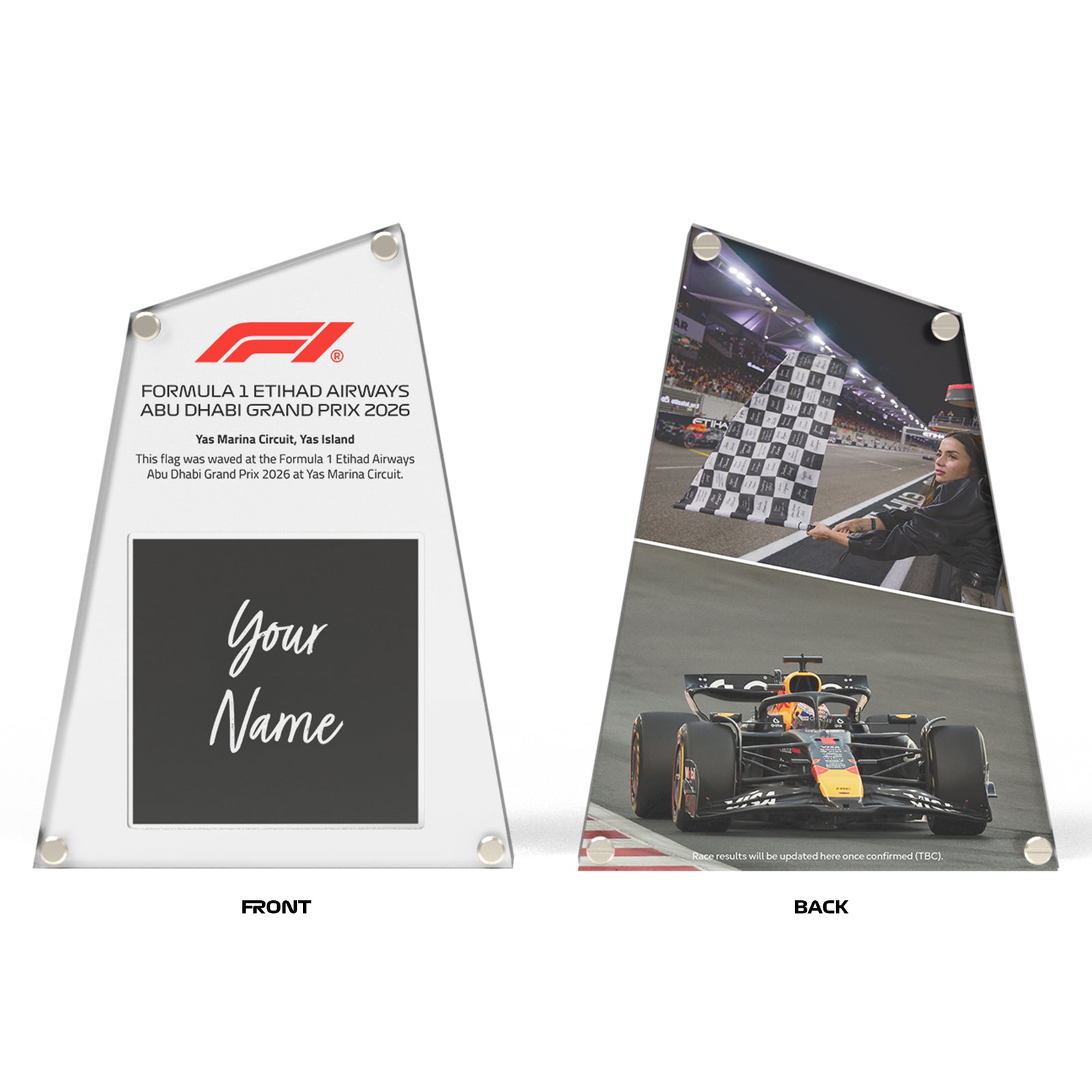 Own the Chequered Flag - 2026 Abu Dhabi Grand Prix