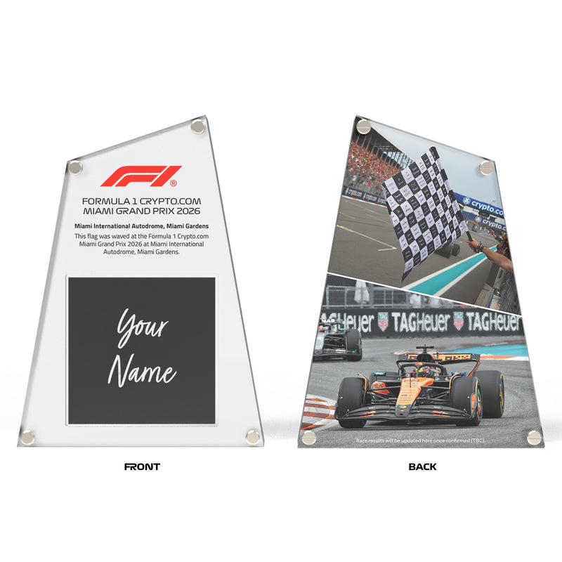 Own the Chequered Flag - 2026 Miami Grand Prix