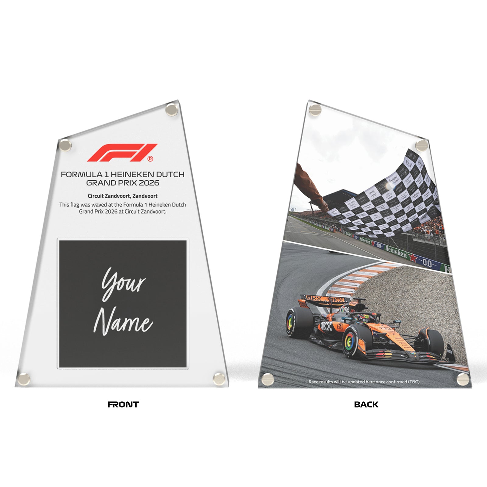 Own the Chequered Flag - 2026 Dutch Grand Prix