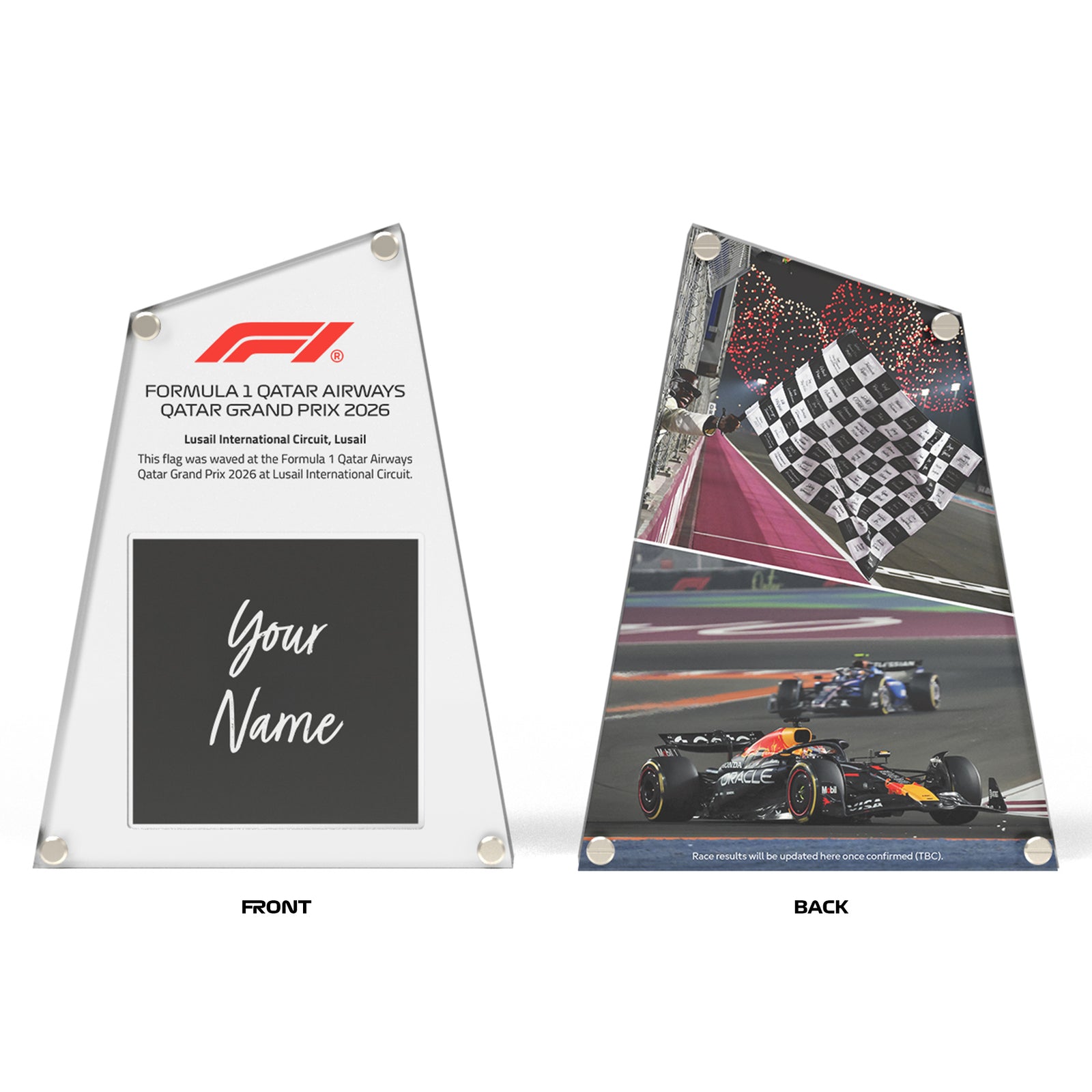 Own the Chequered Flag - 2026 Qatar Grand Prix