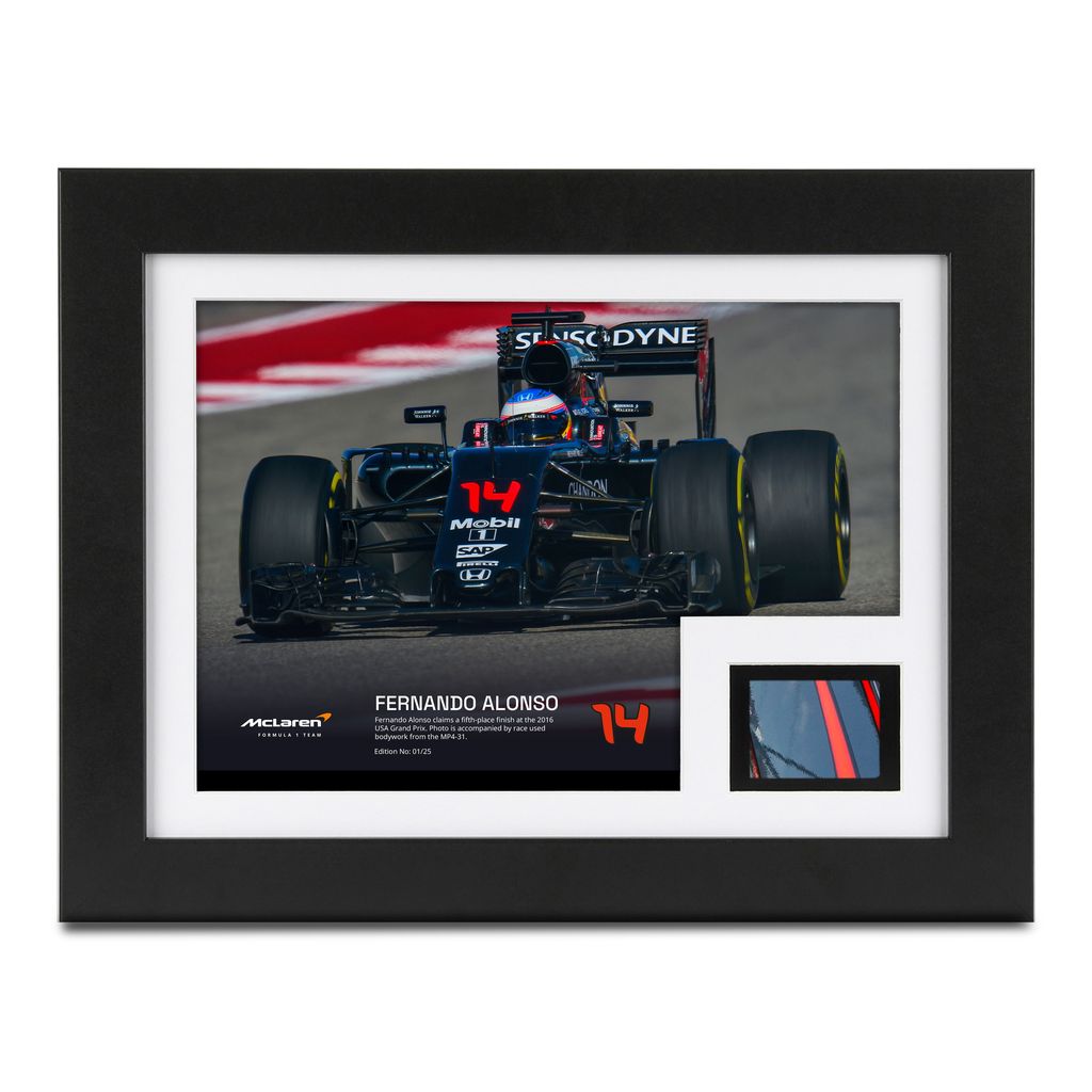 Fernando Alonso 2016 McLaren Bodywork & Photo - USA GP