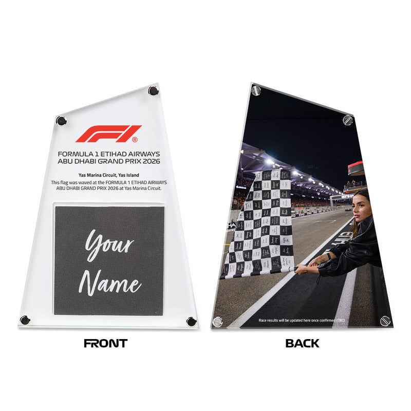 Own the Chequered Flag - 2026 Abu Dhabi Grand Prix