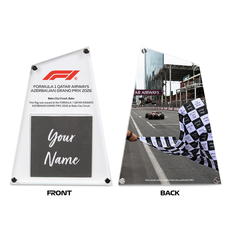 Own the Chequered Flag - 2026 Azerbaijan Grand Prix