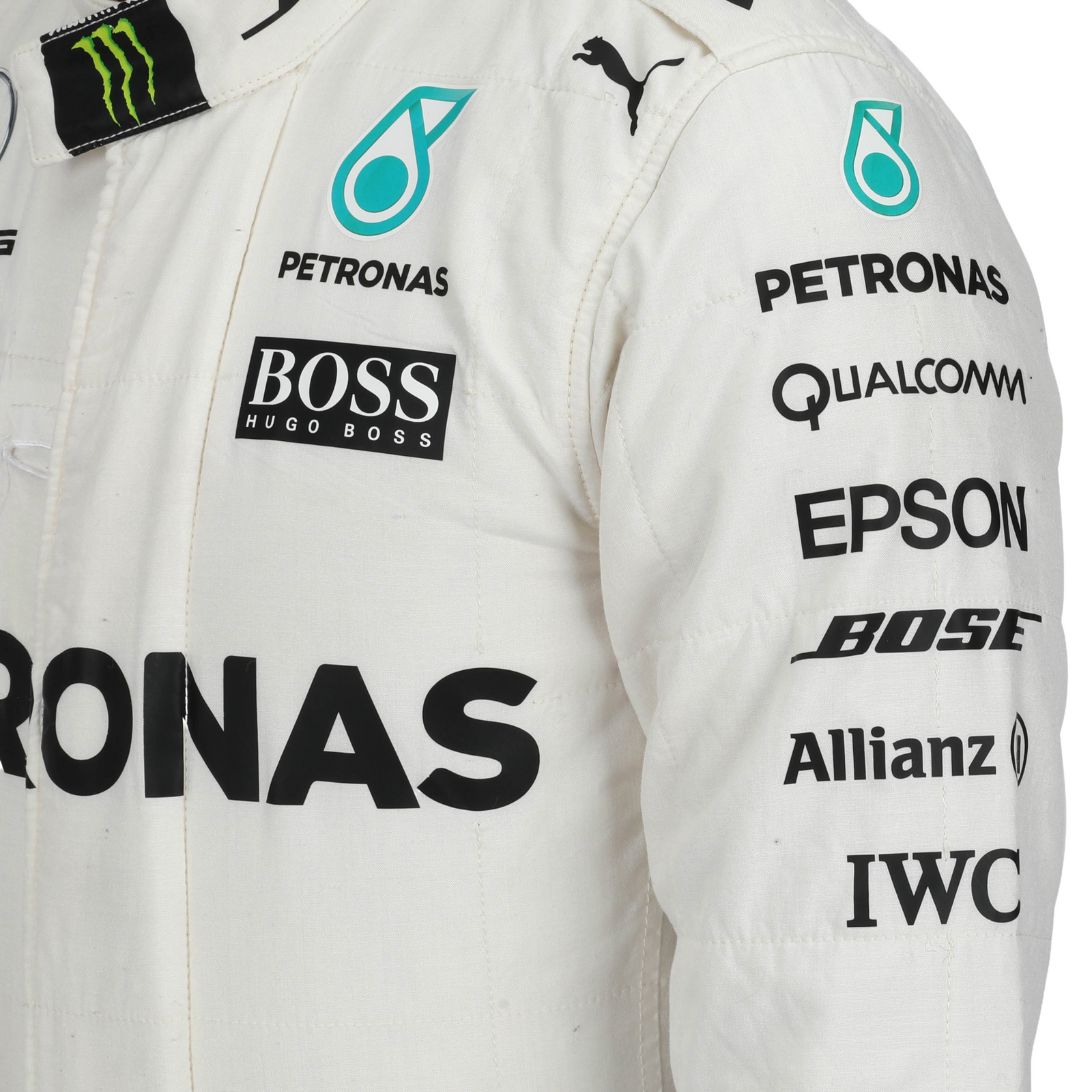 LOT 008 - Valtteri Bottas Un-Signed 2017 Race Weekend Used Mercedes-AMG Petronas F1 Team Race Suit - Australia - S/N 00137627