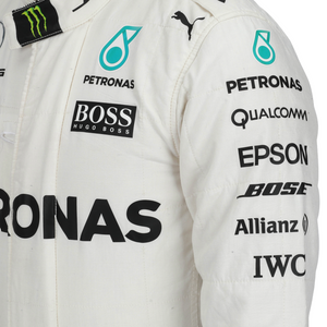 LOT 008 - Valtteri Bottas Un-Signed 2017 Race Weekend Used Mercedes-AMG Petronas F1 Team Race Suit - Australia - S/N 00137627
