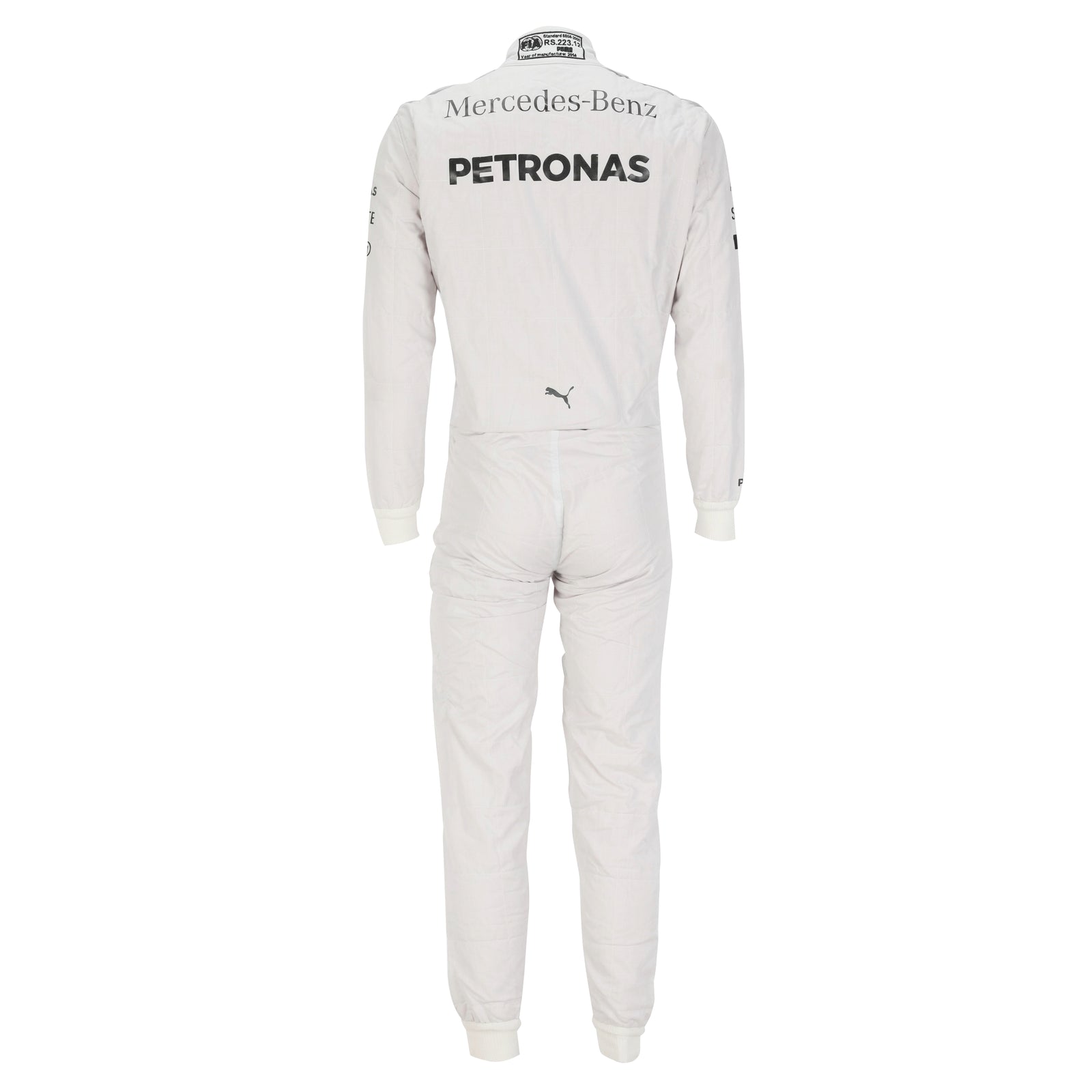 LOT 135 - Nico Rosberg 2014 Mercedes-AMG PETRONAS F1® Team Race Used Race Suit