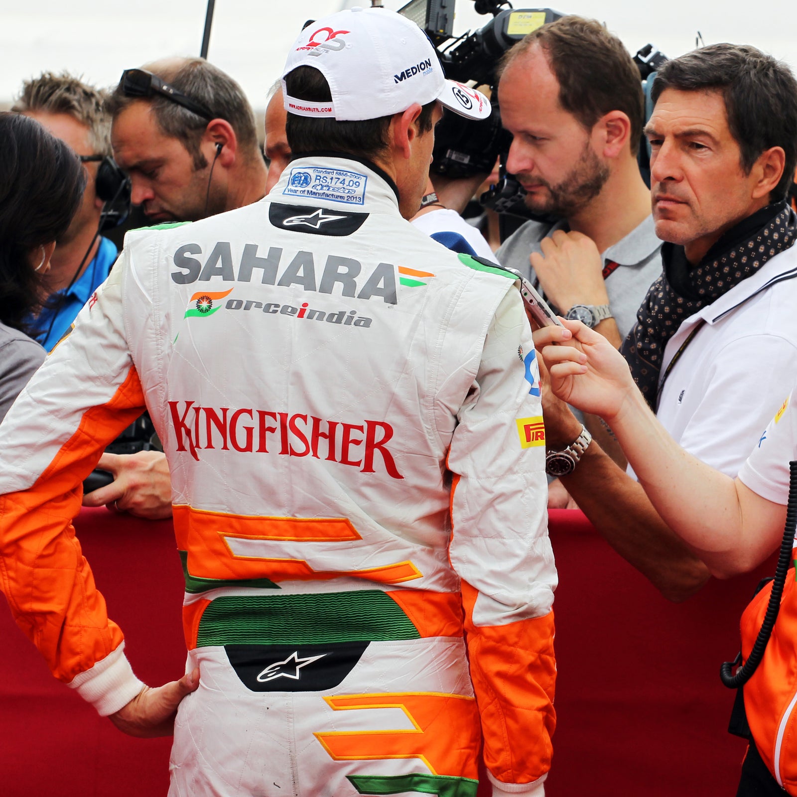 Season Launch LOT 047 - Adrian Sutil 2013 Force India Suit – Race Issued