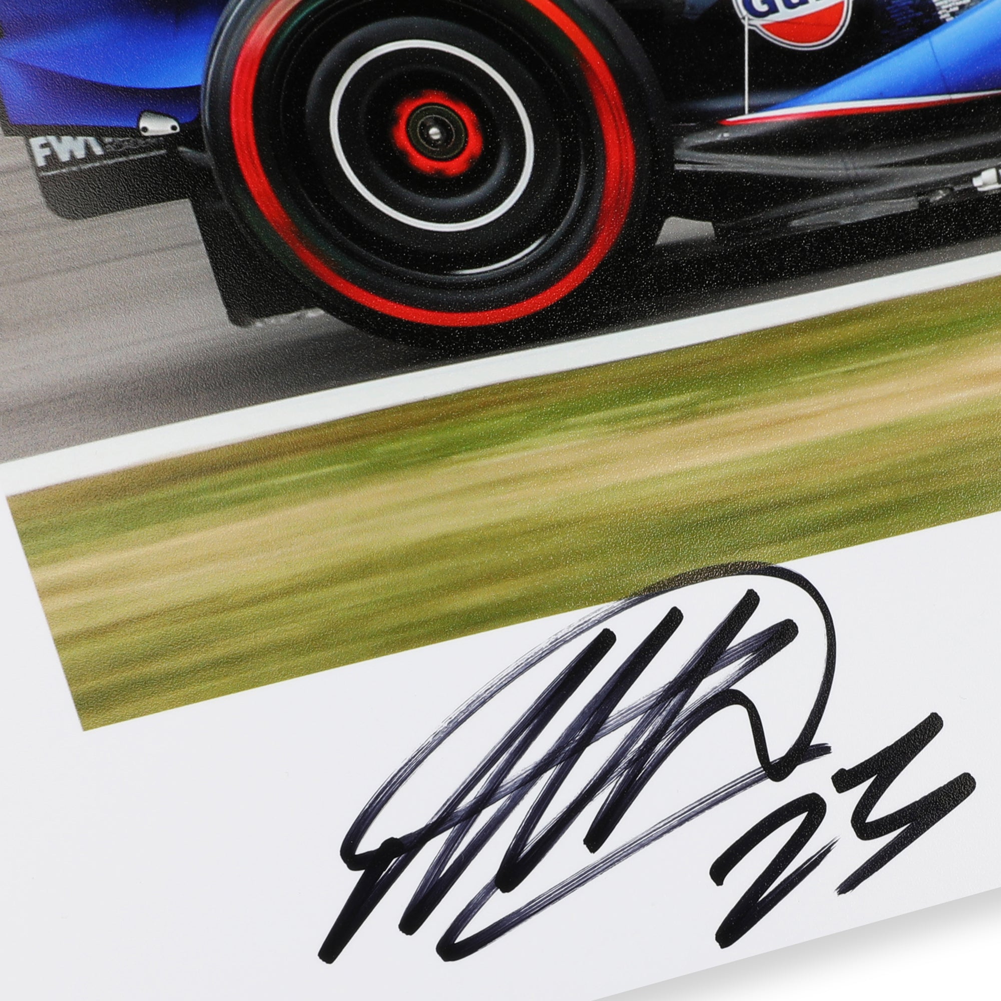 Alex Albon 2024 Williams Racing Formula 1 Team Signed Photo – British Grand Prix