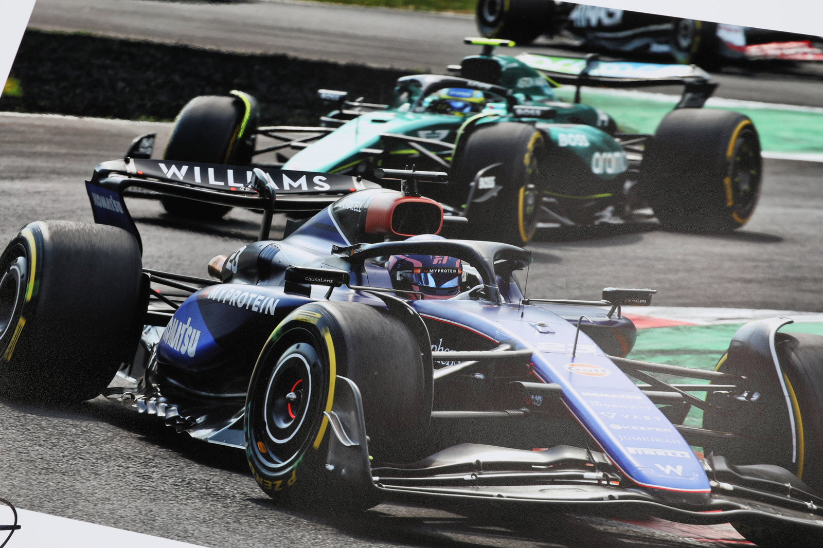 Alex Albon 2024 Williams Racing Formula 1 Team Signed Photo – Italian Grand Prix