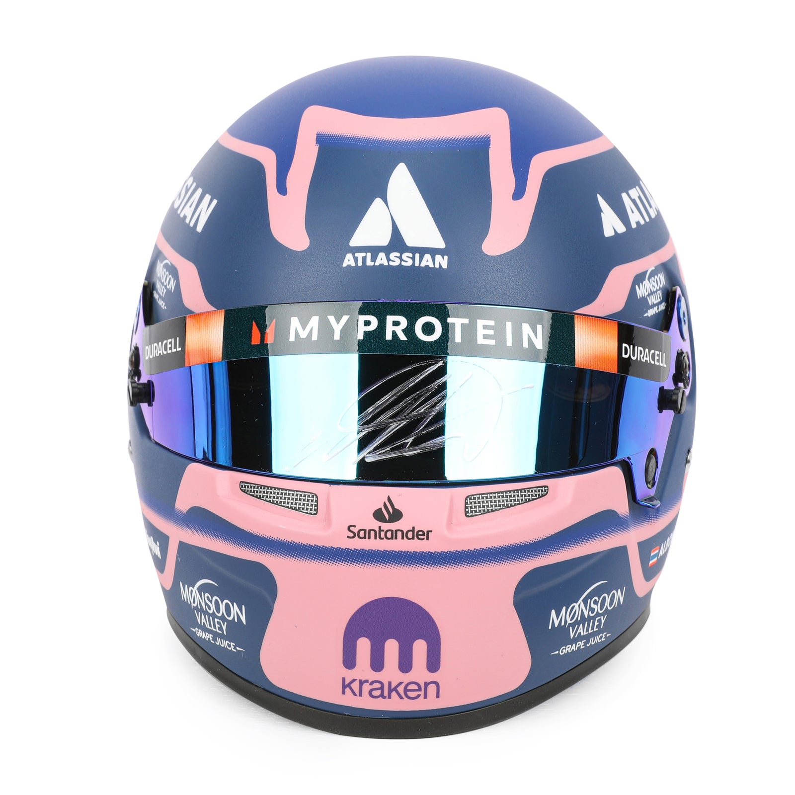 Alex Albon 2025 Signed 1:2 Scale Helmet