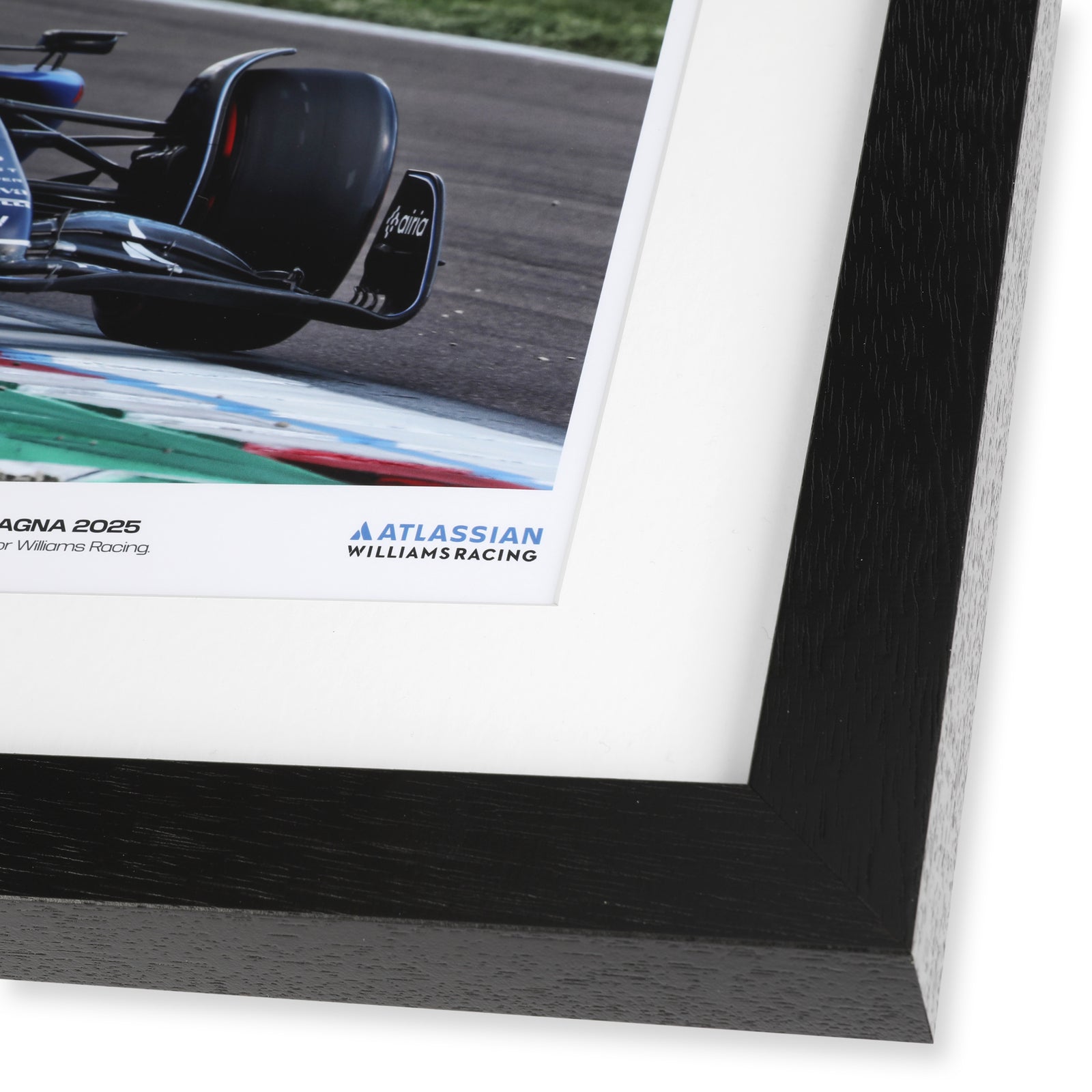 Alex Albon 2025 Atlassian Williams Racing Signed Photo - Emilia-Romagna GP