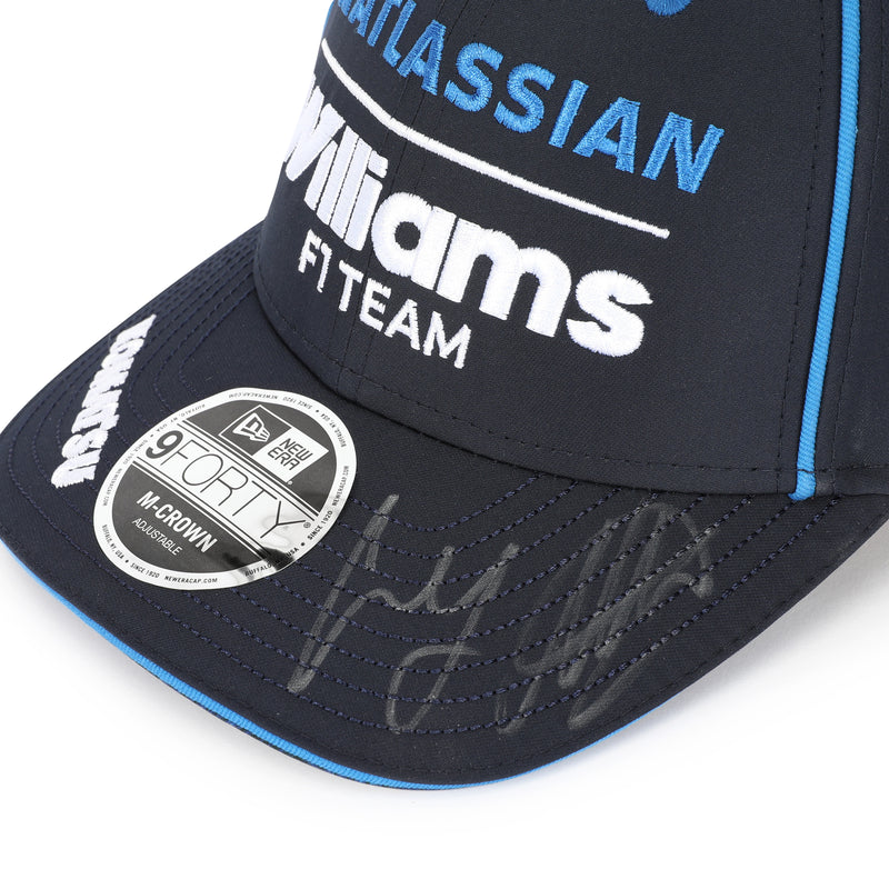 Alex Albon & Carlos Sainz 2026 Signed Altassian Williams Racing Team Cap