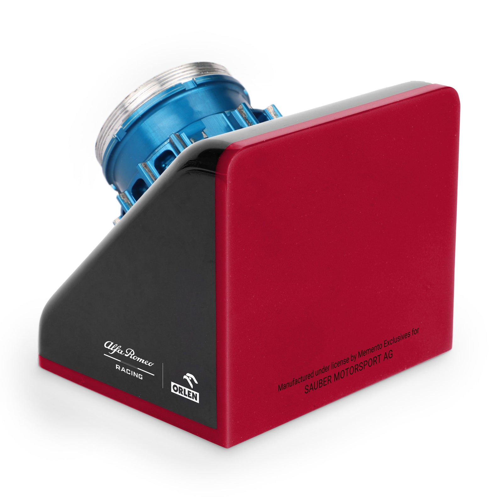 LOT 608 - Alfa Romeo F1 Team ORLEN 2021 Blue Wheel Nut in Acrylic