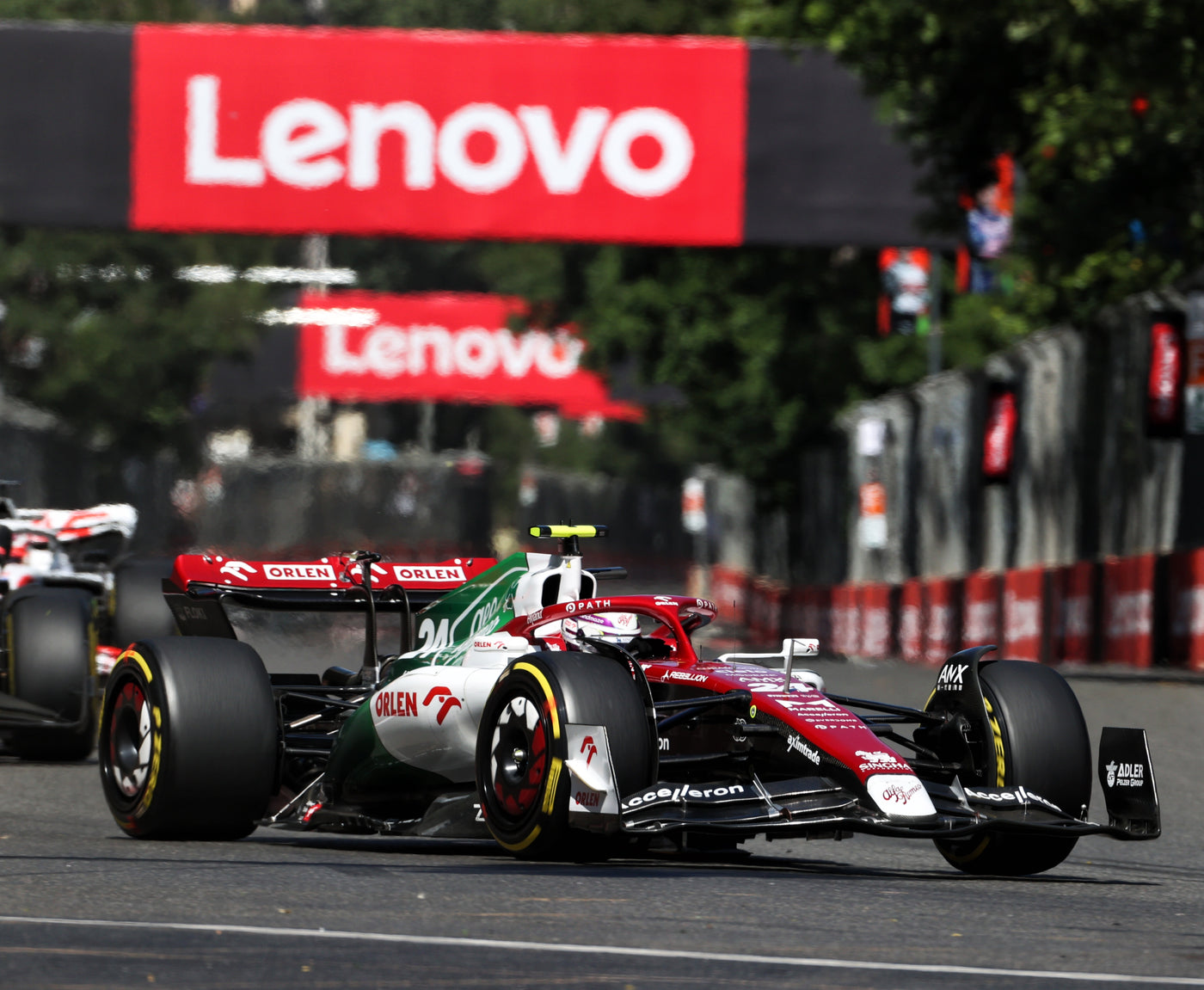 2022 Alfa Romeo F1 Team ORLEN Official Show Car - Azerbaijan GP Livery