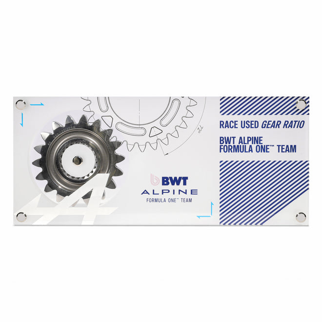 Alpine Formula 1 Team Gear Ratio In Acrylic
