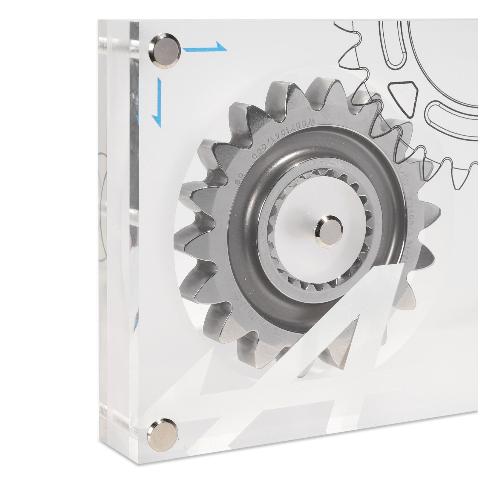 Alpine Formula 1 Team Gear Ratio In Acrylic