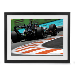 Kimi Antonelli framed photo 2026 Miami Grand Prix Formula 1 collector display memorabilia