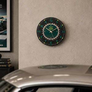 Aston Martin Formula 1 Team brake disc clock racing component style collector display item