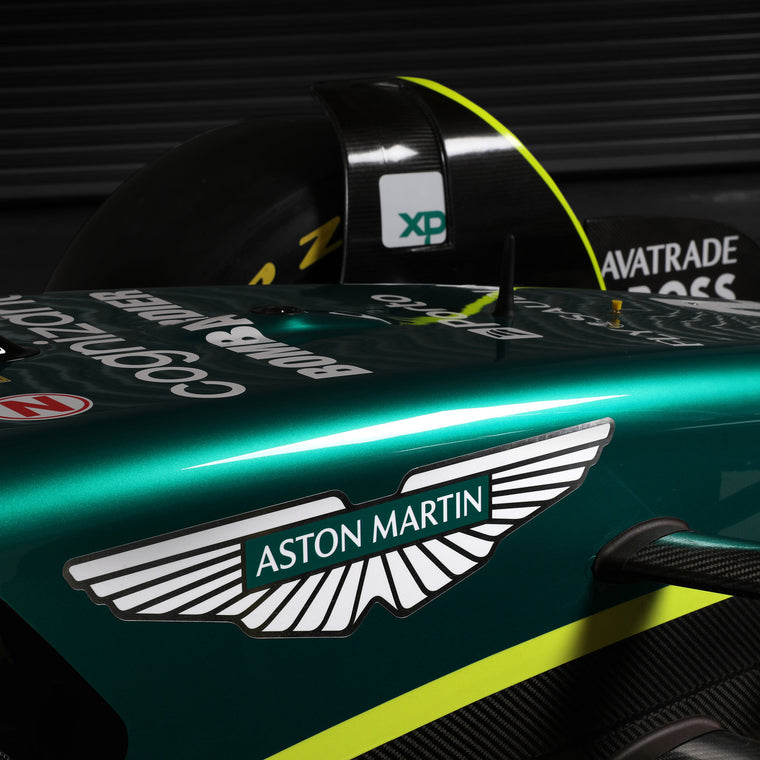 Aston Martin Aramco F1® Team AMR23 2023 Formula 1 show car, full-size display vehicle for collectors, motorsport exhibitions and showroom display