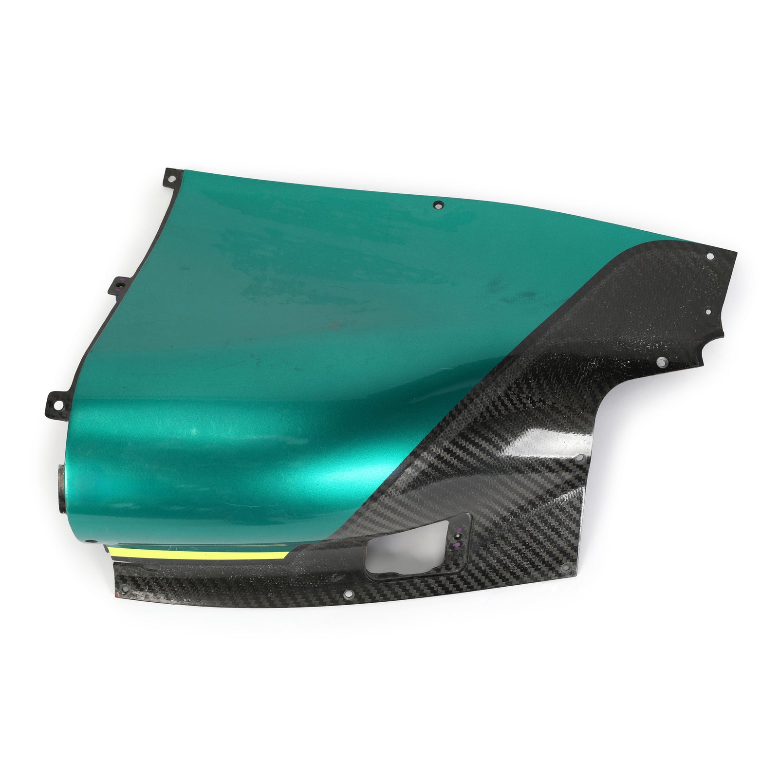 September Auction LOT 003 - Aston Martin 2022 Grand Prix Used LH Rearward Sidepod Panel