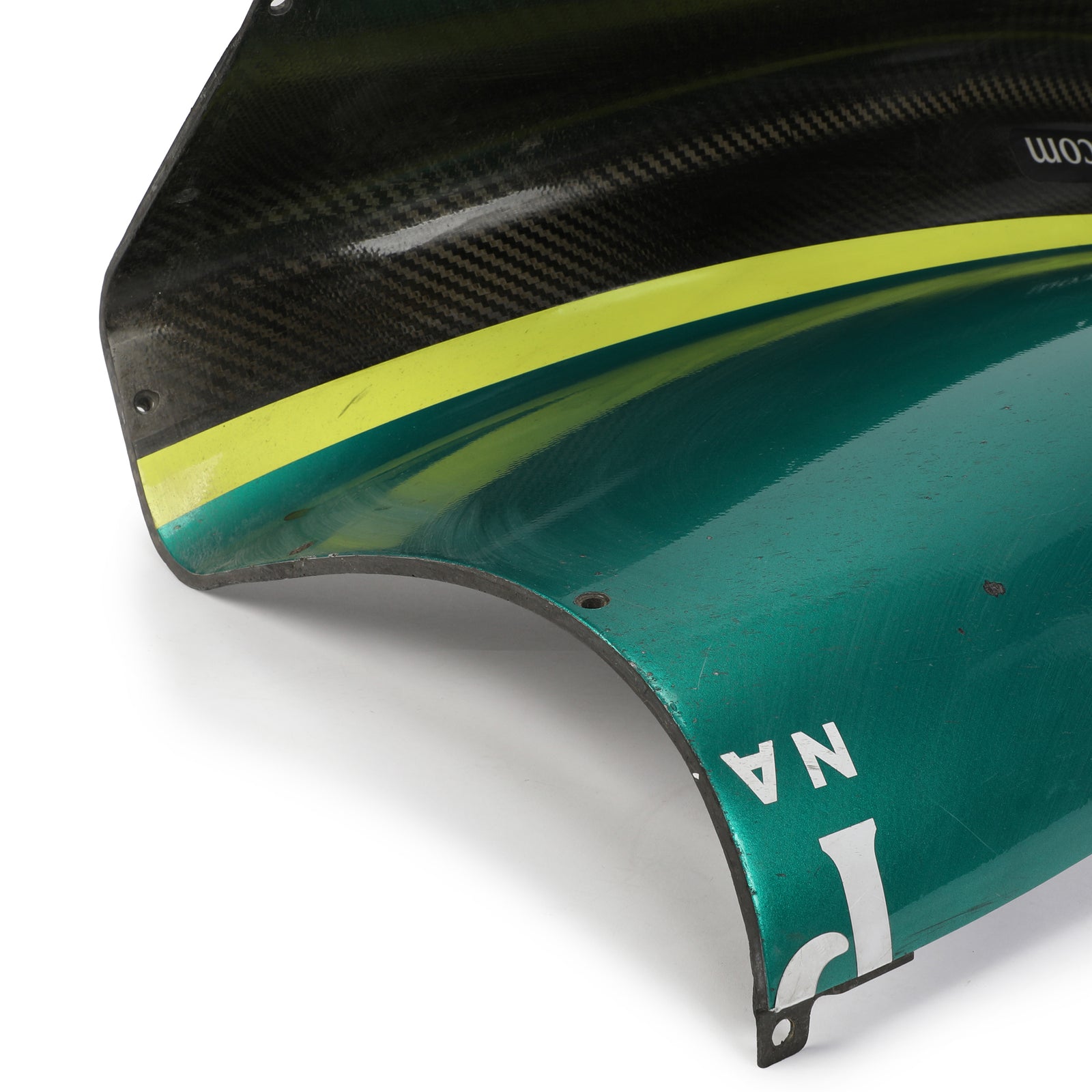 September LOT 004 - Aston Martin 2022 Grand Prix Used RH Lower Sidepod Panel