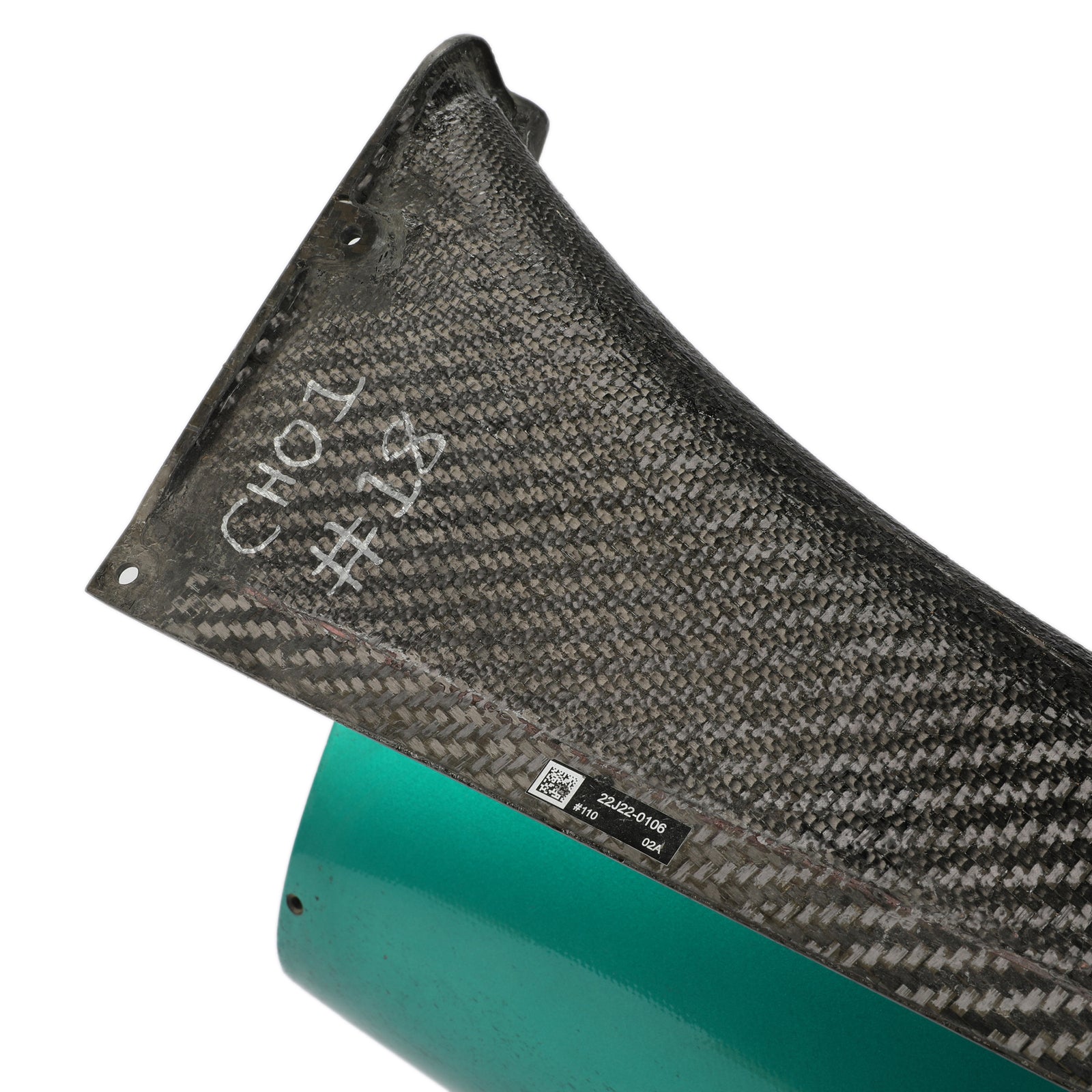 September LOT 004 - Aston Martin 2022 Grand Prix Used RH Lower Sidepod Panel