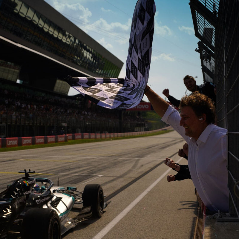 Austrian Grand Prix 2027 personalised F1® chequered flag with your name official Formula 1 memorabilia