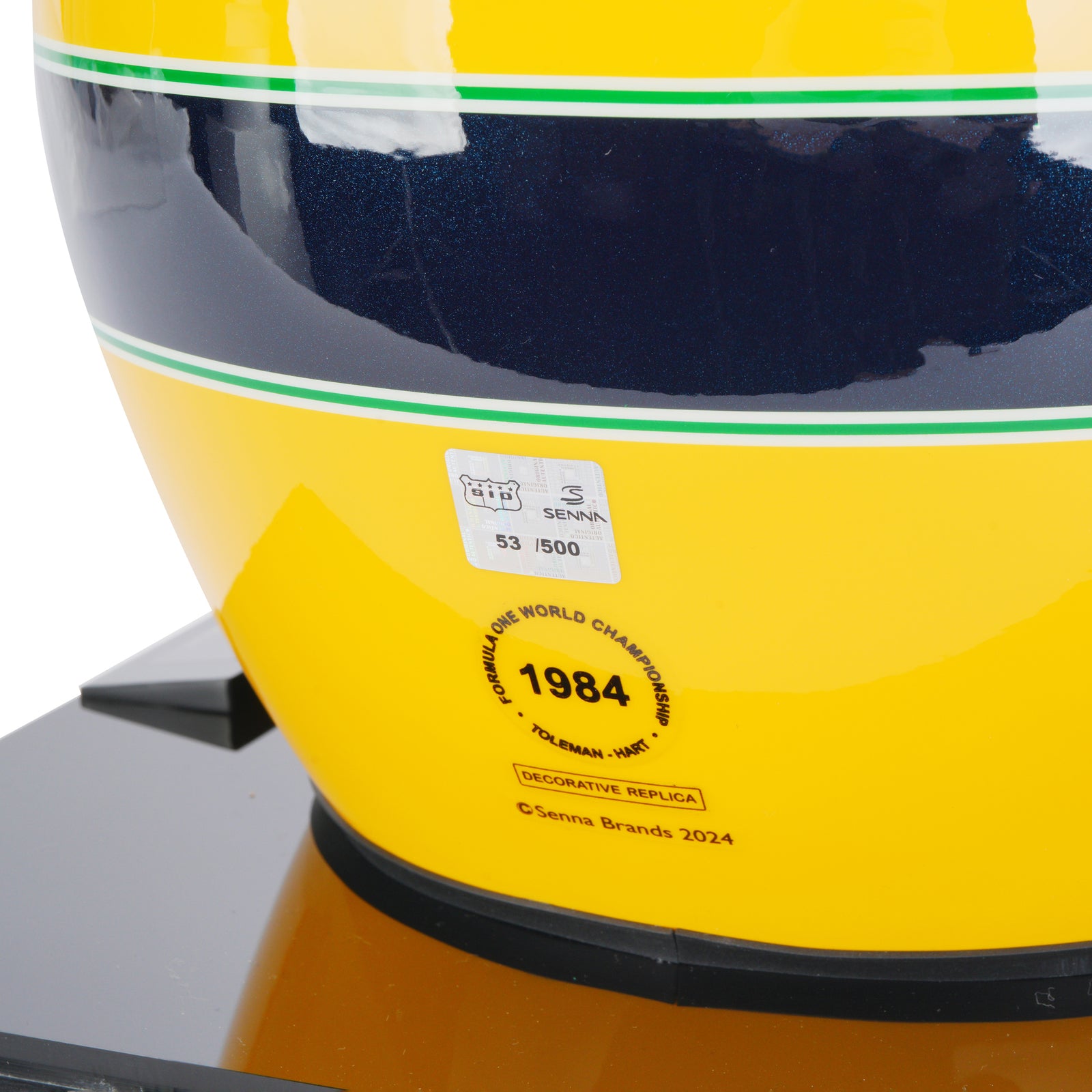 Officially Licensed Ayrton Senna 1984 F1® Replica Helmet