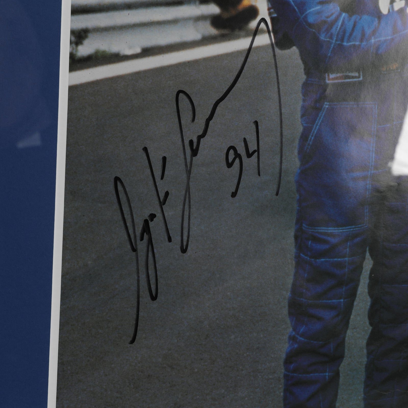 Season Launch LOT 414 - Ayrton Senna 1994 Williams Poster - Signed