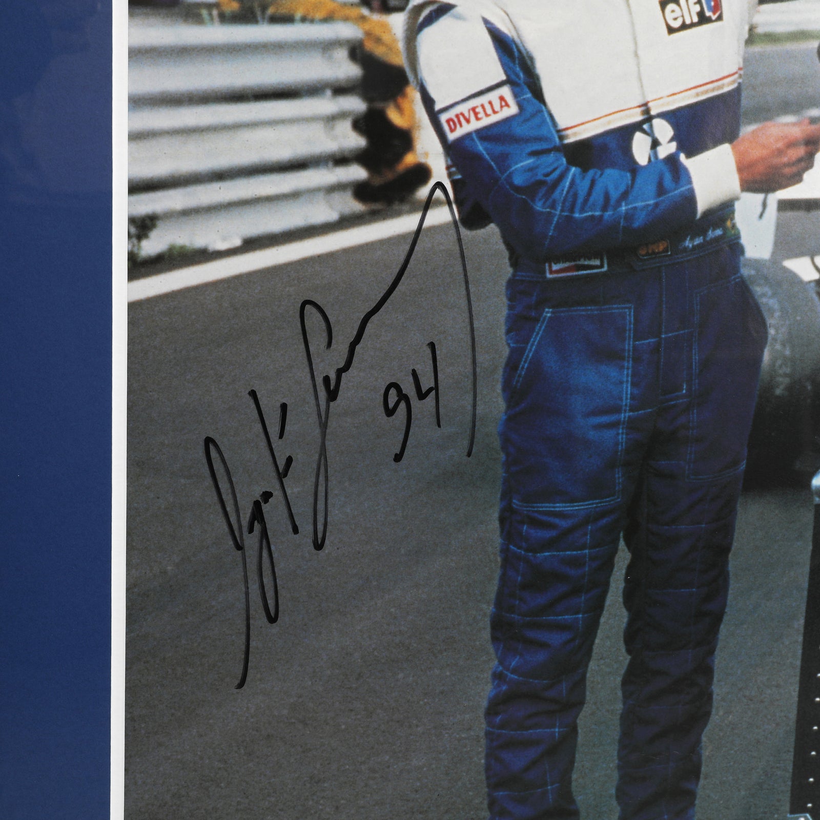 Season Launch LOT 414 - Ayrton Senna 1994 Williams Poster - Signed