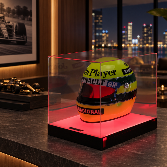 The Austin Auction LOT 047 - Ayrton Senna 1985 Official Replica Helmet