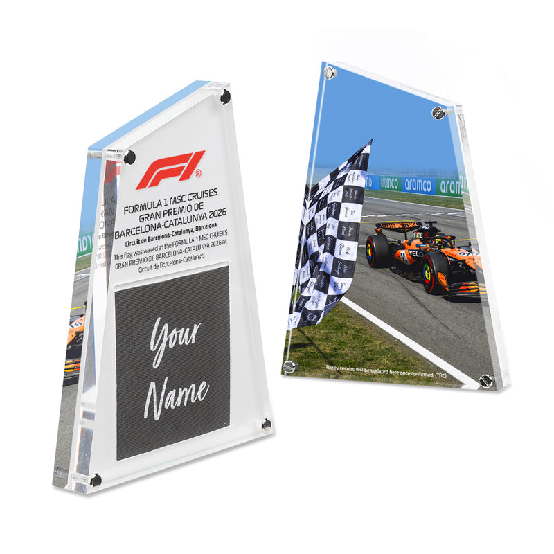 Own the Chequered Flag - 2026 Barcelona-Catalunya Grand Prix