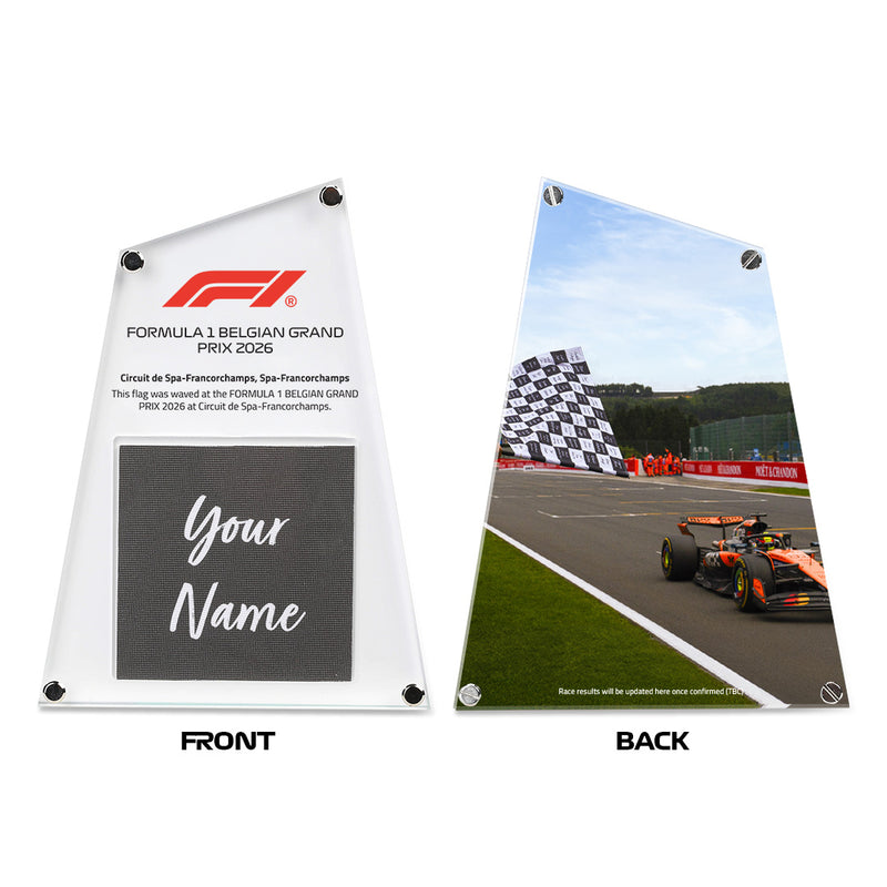 Belgian GP 2026 - Personalised F1® Flag