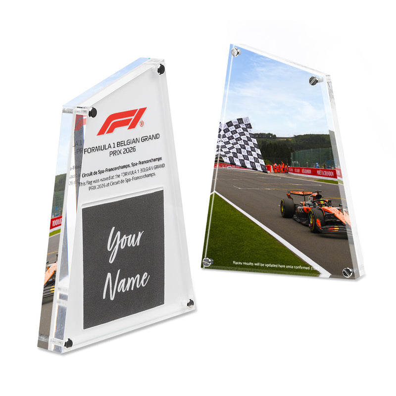 Belgian GP 2026 - Personalised F1® Flag