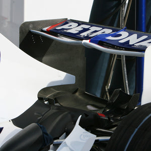 LOT 021 - BMW Sauber 2007 Rear Wing Endplate - Bare Carbon RH